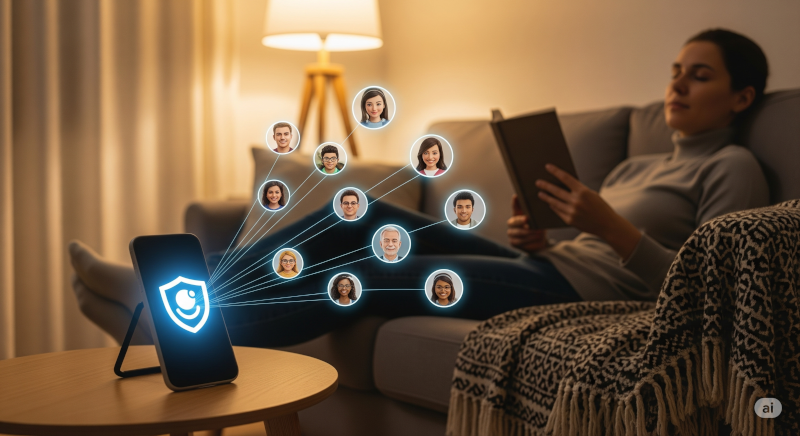 私の見守り設定画面のイメージ